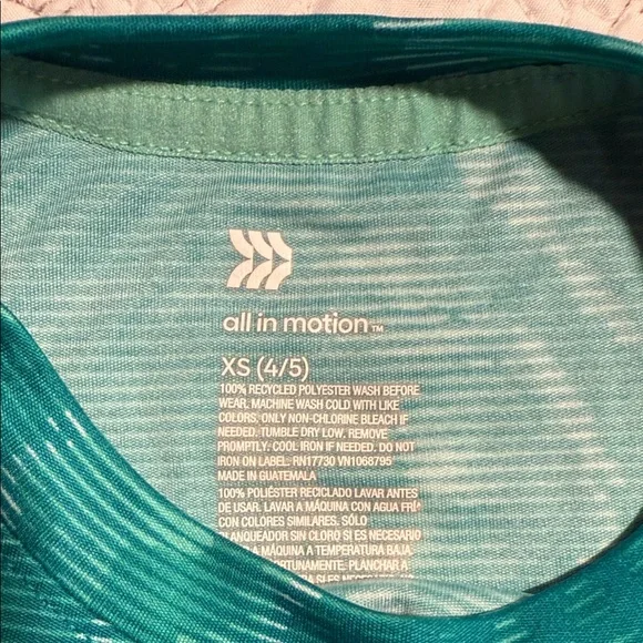 All in Motion Teal Graphic Tee - Picture 2 of 4